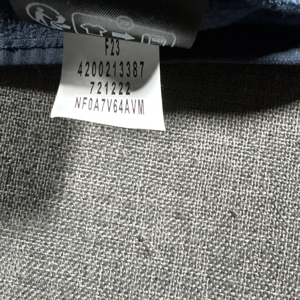 The North‎ Face Full Zip Jacket Mens XL Blue Heather Softshell NF0A7V64AVM